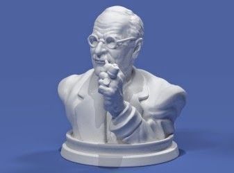 jung_005.jpg Файл STL Carl Jung Bust・Дизайн 3D принтера для загрузки, kfir