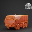 Military_Truck_Render_Smith.jpg Military Truck + Civilian Car Halo Reach Miniature STL