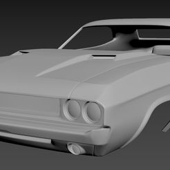 1.jpg Dodge Challenger 1970 Body for print