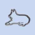 model-1.png American Alsatian (2) COOKIE CUTTERS, MOLD FOR CHILDREN, BIRTHDAY PARTY