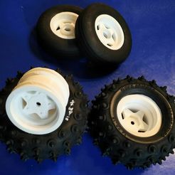 rim 15 on tyre trim.jpg Free STL file Rims 1.5" - Grasshopper look alike・3D printable design to download