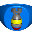 bombfront.png Fallout Bomb Signet Ring with Resizing Instructions