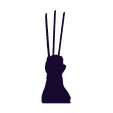 wolverineLhand.stl carcaça de lobo