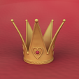Red-Queen-scepter.png Inspirado na Alice no País das Maravilhas - Modelo para impressão 3D da Coroa da Rainha Vermelha