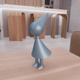 untitled.png 3D Princess Ida Figure with 3D Stl File & 3D Printing, Kids Toy, Character Design, Monument Valley, 3D Printed Decor, Figure Print