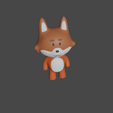 FOX1.png CUTE FOX - Print-in-place