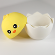 5.png Archivo STL Recipiente para huevos de gallina (Twist Top)・Objeto imprimible en 3D para descargar