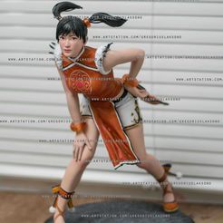DSC_0002.jpg 3D-Datei Ling Xiaoyu Tekken Fan Art Statue 3d druckbar・3D-druckbare Vorlage zum herunterladen