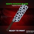Jujutsu_Kaisen_Nanami-Blade_Cursed_Tool_3d_print_model_stl_file_01.jpg Jujutsu Kaisen Cosplay Weapon - Kento Nanami Blade - Premium STL