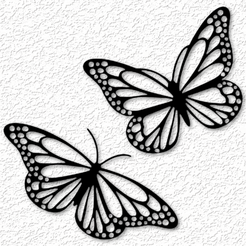 project_20230412_1958091-01.png Set of 2 butterflies wall art two individual butterfly wall decor 2d