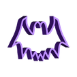 koumori_cookie_002.stl Halloween Cookie Cutter