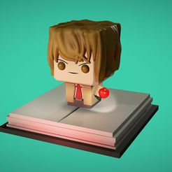 Free STL file Death Note Notebook Keychain 📓・3D printing model to  download・Cults