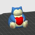 Valentine-Snorlax.jpg POKEMON - POKEMON VALENTINE SNORLAX (EASY PRINT NO SUPPORT)