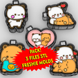 Mesa-de-trabajo-1-copia-3.png bubu and dudu love san valentin - pack 5 stl - freshie mold - silicone mold box
