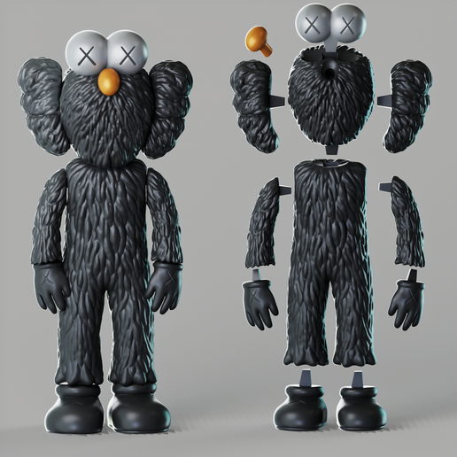 🎨 Kaws BFF Best Friends Forever - Separated by parts Best