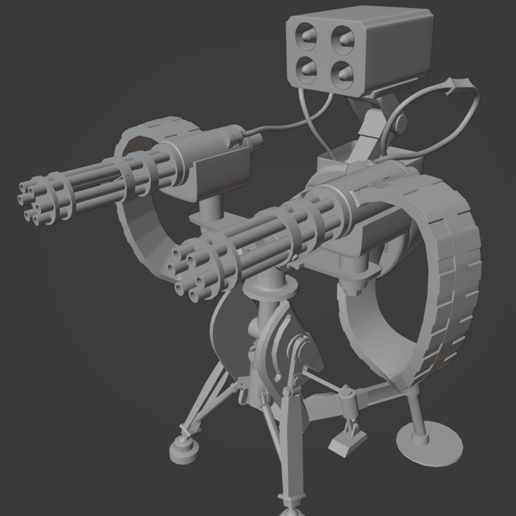 Sentry.jpg STL file TF2 Sentry Gun・3D printer model to download, CgManuil