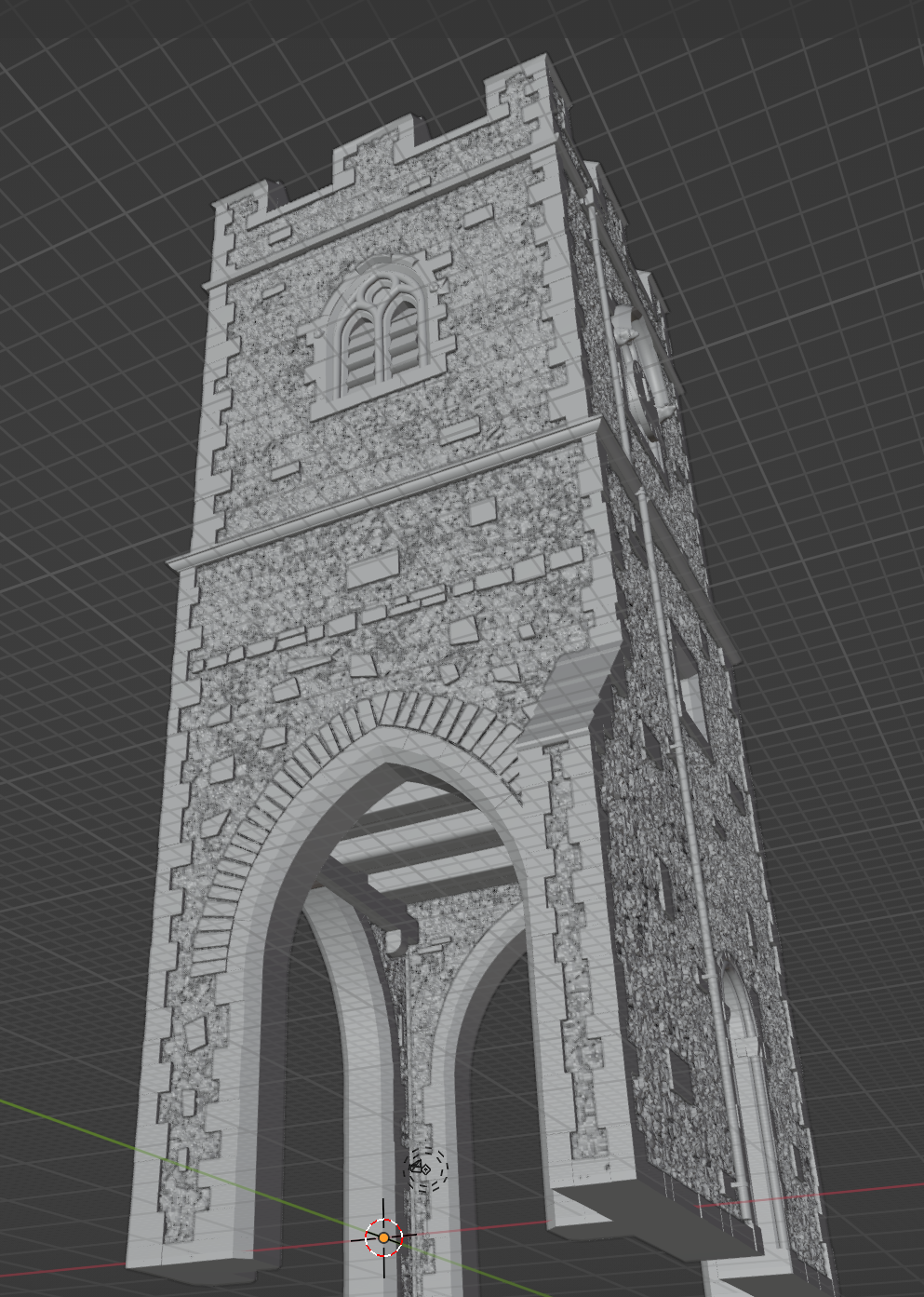 2022-07-19-2.png Файл STL OO HO Gauge / Scale церковные часы башня для модельных железных дорог (высокая текстура версия)・3D-печатная модель для загрузки, Mini-MasonModels