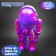 Sed INCLUDED te i) ONLY Printin © Place no SUPPOrt ie STL file Buzz Lightyear Flexible Print In Place No Support・Template to download and 3D print