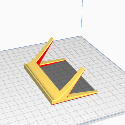 Desk phone stand 3D model