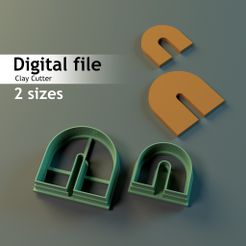 photoshop.jpg STL file U SHAPE CLAY CUTTER・3D printing design to download