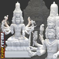 SQ-7.jpg Fichier STL Sada Shiva - l'éternel・Objet imprimable en 3D à télécharger