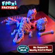Flexi-Factory-Dan-Sopala-Skeleton-T-Rex_10.jpg Flexi Factory Print-in-Place Skeleton T-Rex Dinosaur