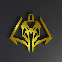 1.png STL file Mortal Kombat abstract art pendent/key chain・3D printing idea to download