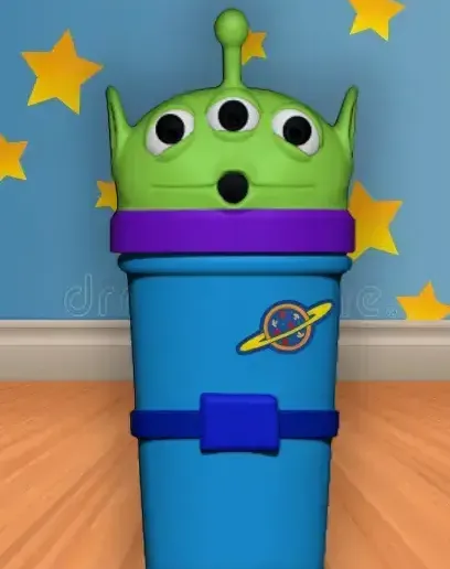 milkshake cup toy story marcianito