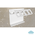 02.png Fichier STL gratuit Support de brosse à dents・Objet pour imprimante 3D à télécharger