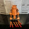 7 a STAR WARS IMPERIAL AP-3 ATTACK DROID, THE EPIC CONTINUES, UNPRODUCED ACTION FIGURE, 3.75", 1/18, 5POA