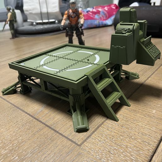 🦸 GI Joe Classified Scale Jump Jet Pack and Pad・ STL File for 3D - Main Image