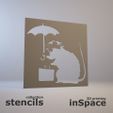 Banksy-Rat-with-umbrella-2-32.jpg 🖌️ Stencils - Banksy - Rats - Mega Pack (x21)