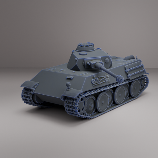 🪖 VK 28.01 AUSF B, 1:72, STL MODEL OF TANK・ STL File for 3D