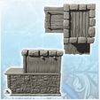 5.jpg Medieval stone building with flat roof and terrace (4) - Medieval Fantasy Magic Feudal Old Archaic Saga 28mm 15mm