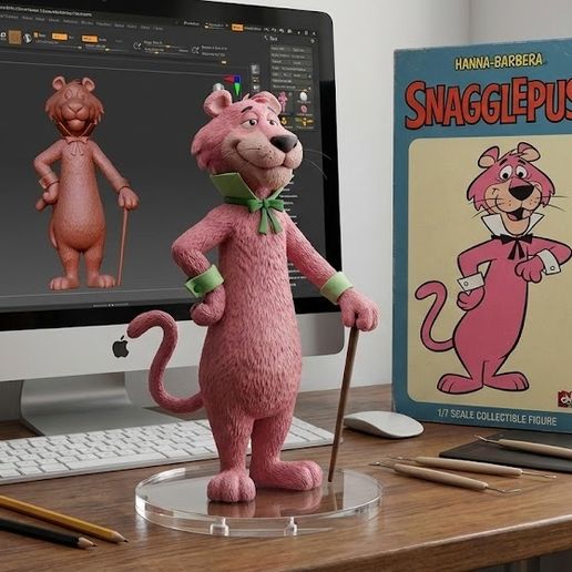 SNAGGLEPUSS: The King of Drama! 🎭 Retro Hanna-Barbera 3D Model