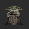 2.jpg Baby Yoda - Using The Force and Drinking water