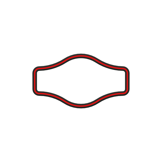 Championship Belt Cookie Cutter STL File - 4 inches