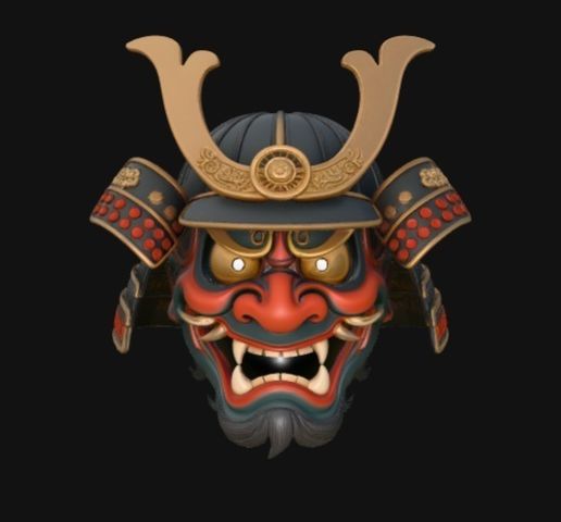 samurai oni mask3
