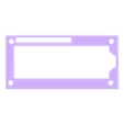 LCD_Display_2x16.stl LCD 2x16 Display back mounting plate