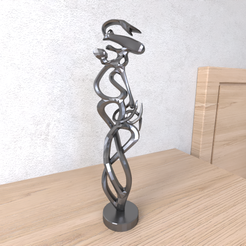 33.png STL file Abstract Sculpture・3D printable design to download