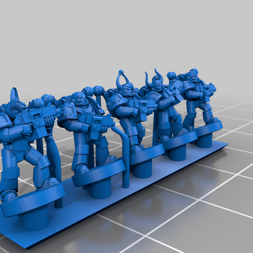 Evil Marines (Galactic Crusaders - Plate Armour Remix) 3D model