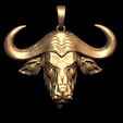 55.jpg Taurus Bull Head Pendant