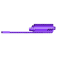 3ported_barrel_with_rail.stl Fichier STL gratuit Variations du baril AAP-01・Plan à télécharger et à imprimer en 3D