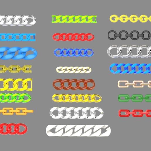 🔗 Chain Links・ STL File for 3D printing・Cults