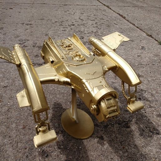 Interstellar Janitor's Rockin' and Rollin' Dual Hoovering Flying Floor Vac 3D model