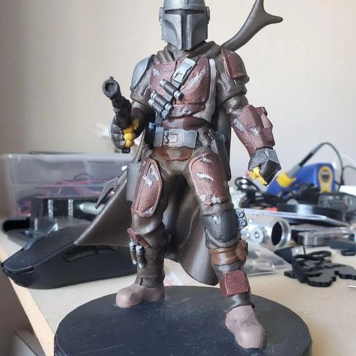 mandalorian figure 3D model