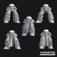 Mix.jpg Файл 3D Ноги экстерминатора BT в натуральную величину・3D-печатная модель для загрузки