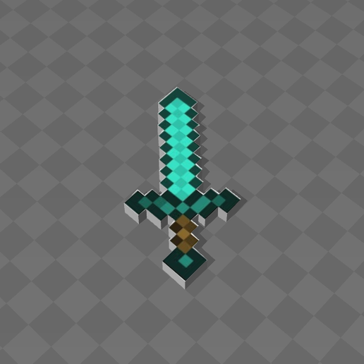 MinecraftSword 3D model