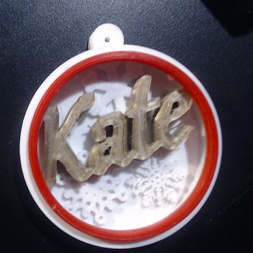 Christmas bauble Kate 3D model