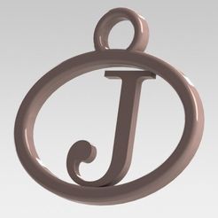 Dije J.JPG Download STL file I said with a letter J • Design to 3D print, nldise